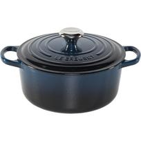 Ketaus puodas Le Creuset Signature apvalus 24 cm Nuit