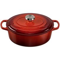 Ketaus puodas Le Creuset Signature Oval 27 cm 4.1 l Cerise