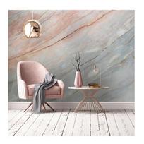 Sienų tapetai su rožinio ir pilko marmuro raštu, 3D moderniam svetainės televizoriaus fonui, sienos dekoras 200 cm(W) x 140 cm(H) gray