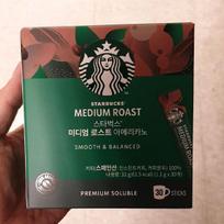 Starbucks vidutinio skrudinimo Americano Premium tirpusis kavos milteliai 1,1 g x 30 pakelių One thing black