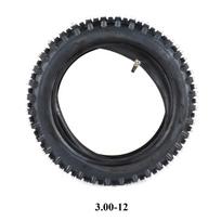 3.00-12 inner outer tire 12 inche for Dirt Pit Bike Motocross Off Road Motorcycle sturdy and durable black