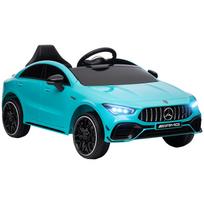 Kids Electric Car, Remote-Controlled, with Transport Wheels, LED Lights, Horn, for Children 3-6 Years, Light Blue 110 x 61 x 45 cm