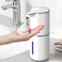 Automatic Sensor Kitchen Dish Soap & Hand Sanitizer Dispenser Includes Hook, Data Cable, Manual white