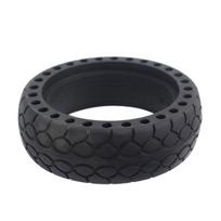 5-Inch Electric Scooter Tire, 5.5x1.6 Honeycomb Hollow Solid Wheel Solid Tire black