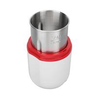 Electric Pill Crusher Grinder Stainless Steel Small Fine Powder Electronic Pulverizer for Home White US Plug 110V gray