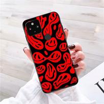 Trippy Smiley Face Phone Case for Google Pixel 7 Pro 7 6A 6 Pro 5A 4A 3A Pixel 4 XL Pixel 5 6 4 3 XL 3A XL 2 XL Google Pixel 7 Pro purple