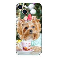 Black tpu case for iphone 5 5s se 2020 6 6s 7 8 plus x 10 XR XS 11 12 13 mini pro MAX back cover Yorkshire Terrier Dog iphone 12 pro brown