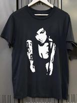 Amy Winehouse Muzikantas Klasikinis trumpomis rankovėmis medvilninis juodas visų dydžių marškinėlis KH1098 Unisex marškinėlis XXL white