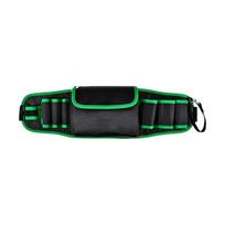 Multifunctional Electrician Tool Bag Waist Pouch Belt Storage Holder Screwdriver Organizers Garden Tool Kit Waist Bag black