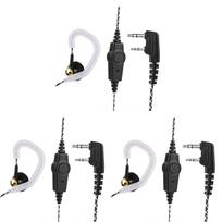 3/5Pcs HB-70 K-type 2Pin Walkie Talkie Earpiece Headset Multifunctional PTT Earphone Privacy Accessories for Kenwood KPG Baofeng
