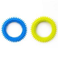 Flexible 2Pcs Spiky Sensory Bracelet Fidget Toys For Anxiety Relief Stress Acupressure Rings Kids Novelty Gifts blue