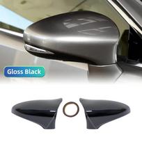 Suitable for Lexus ES ES200 ES250 ES260 ES300 ES350 2012-2018 Rearview Mirror Cover Classic Glossy Black Car Decoration gray