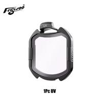 Flywoo ND filtrai V2, skirti DJI O4 PRO, ND filtrų rinkinys ( ND UV ND4 ND8 ND16 ND32 ) suderinamas su visais O4 PRO rėmo rinkiniais ir dronais 1PCS UV Filter gray