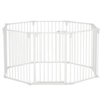 Puppy Playpen 8-Piece, Foldable 60 x 76 cm Puppy Play Pen with Door, Dog Gate for Small, Medium-Sized Dogs, Enclosure for Door, Fireplace, Stairs 482.5 x 2 x 76 cm balta