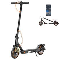 TODIMART T6 Suaugusiųjų paspirtukas, 350W variklis, 25KM/H, 35KM atstumas, 36V 7.8Ah baterija, Sulankstomas, Apsauga nuo vagystės, Amortizuojantis, Medaus koriaus padangos, 120KG apkrova. T6-Shock absorber-36V 7.8ah juoda