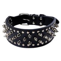 Durable Pet Collar Spike Cat Dog Collars Mushroom Rivet Dog Collar  Dog