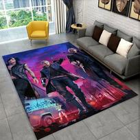 Game D-Devil May Cry DMC Gamer Carpet Rug for Bedroom Living Room Sofa Playroom Doormat Home Decor,Kid play Area Rug Non-slip 40x60cm gray