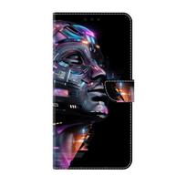 Fashion Case for Samsung Galaxy A52s A20E A10E A51 A71 A50 A50S A70 A52 A32 A72 A42 A22 Painted Wallet Leather Cover Phone Case Samsung A32 4G black