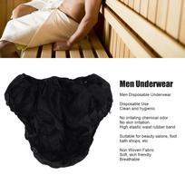 10 vnt. vyriškos vienkartinės kelnaitės Nešiojama vonelė kojoms Spa Sauna Grožio salonas Minkštos pralaidžios orui kelnaitės Juodos brown