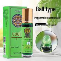 Xiting Peppermint Roll-On Essential Oil, 12ml: Cooling, Refreshing, Mosquito Repellent, Itch Relief - Perfect for Home, Students, and Travel. black