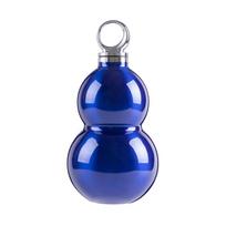 NEW 520mL 316 stainless steel portable water bottle Gourd-Shaped Insulated Tumbler ,Vacuum Flask,Hulu water cup blue