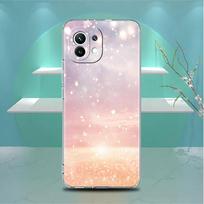 Clear Case For Xiaomi Mi Poco X3 NFC M3 Pro F3 F1 11 Lite 12 Note 10 11T 9T Transparent Phone Cover Gold Bronzing Redmi Note 9S gray