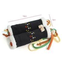 Ins hot Korean seaweed buns, hidden food cute dog toys, pet hidden food toys Seaweed rice toys black