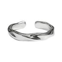 Stylish Mobius Twist Rings Craft of Sturdy Alloy Materials for Individuals Passionate About Philosophies Daily Use 1 white