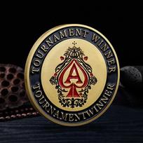1 Poker Chip Coin Commemorative Coin With A Diameter Of 38mm One Size auksas