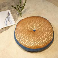 Japanese Style Futon Summer Flax Floor Cushion Tatami Mat Living Room Sofa Meditation Cushion Bedroom Bay Window Futon Mat (as the picture,40cm) beige