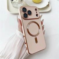 Plating Silicone Phone Case For For Iphone 17 13 15 14 16 12 11 Pro Max Plus Air For  Magnetic Cover For For Iphone 17 Pro iPhone 11 gray