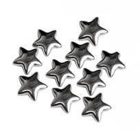 5/10 vnt. Sidabrinės žvaigždės šaldytuvo magnetukas Stiprus magnetas Šaldytuvo lipdukai Nuotraukų sienos tvirtinimas 2.4cm 10Pcs