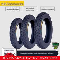 Durable Anti-Slip Puncture-Resistant 14/16x2.125/2.50/3.0 Electric Scooter Tires (Inner & Outer) 14X2.125 Abrasion-Resistant Outer Tire black