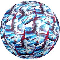 Haaland Dydis 5 Futbolo Kamuolys Mašininio Siuvimo Vidaus/Lauko Universalus Futbolo Kamuolys Unikali Dovana Futbolo Mėgėjams Išskirtinė Namų Puošmena Ir Šventės Dovana