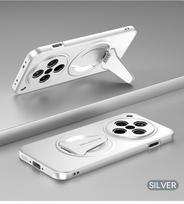 For Oppo Find X8 X7 X8s Pro Plus Ultra Case Magnetic Suction Metallic Colors Spacecraft Style Kickstand Soft Plating Cover Shell OPPO Find X7 white