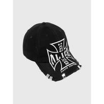 Aukštos kokybės versija Alice siuvinėjimo kryžius juodai baltas logotipas sunaikinimas beisbolo kepuraitė madinga vyriška ir moteriška laisvalaikio kepuraitė One size fits all black