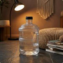 Maistinis vandens kibiras su dangčiu | Skaidrus, su rankena, virtuvei 5L Importuotas W 15L Imported W Lid_Transparent white