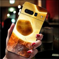 Phone Case for Google Pixel 7 Pro 7 6A 6 Pro 5A 4A 3A Pixel 4 XL Pixel 5 6 4 3 XL 3A XL 2 XL Football Sport Field Court Case Google Pixel 2 orange