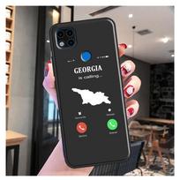 Georgia Flag For Xiaomi Redmi Note 11 Pro Phone Case For Redmi 9T 9A 9C 9S 10S Note 9 10 Pro Back Cover Redmi Note11Pro Plus gray