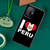 Peru Flag Case For POCO F5 X5 X3 Pro X4 F4 GT F3 M5s C40 Cover For Xiaomi 13 12 Lite 11T 12T Pro 12X POCO X3 Pro black
