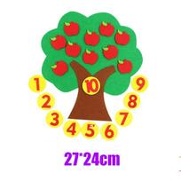 Vaikų Montessori žaislai Veltinio pirštų skaičiai Matematinis žaislas Vaikų skaičiavimas Ankstyvas mokymasis mažiems vaikams Tobulėja intelektas pink