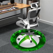 1 vnt. Xbox, Žaidimų biuro apvalus kilimas, Neslystantis, Minkštas ir patvarus biuro kilimas interjero dekoravimui, Puikiai tinka biurui, Graži dekoracija 100cm black
