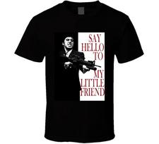 Tony Montana,  Scarface , Gangster Mafia Quotes Movie Fan T Shirt Tee Gift New Unisex T-Shirt L gray