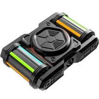 Šviečiantis bakelio volelis 101 Fidget Spinner EDC Metalinis rankinis spinneris Suaugusiųjų Fidget žaislai ADHD įrankis Nerimo Streso mažinimo žaislai Biuro žaislas sidabras