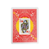 Magic Playing Cards Set – Wide, Narrow, Trapezoid, Atomic, Long, and Short Variants Trapezoid Cards (Marked Back) red