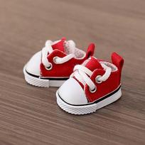 For Labubu Canvas Shoes Suitable For 17Cm Labubu Dolls Shoes Boots Toys Casual Sports Shoes Dolls Accessories Diy Doll Toys only shoes white