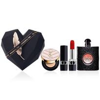 DIOR Perfume 999 Velvet Formal + Black Opium 30ml + Pink Air Cushion B10 Mini 5g juoda