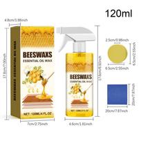 120ml Wood Finish Restorer Polishing Care Spray Multipurpose Wood Polishing Restorer Repair Brightening Agent for Furniture Care 120ml yellow