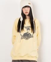 WEBHOUSE Love Him Sweatshirt - Yellow Yellow/Free beige