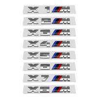 BMW M E46 E90 E60 3D ABS M Logo Car Fender Badge Trunk Sticker Accessories  BMW M2 M X3 M4 X5M M6 M7 F48 G01 E84 E83 F39 F10 F30 G11 VO2 X8 M juoda